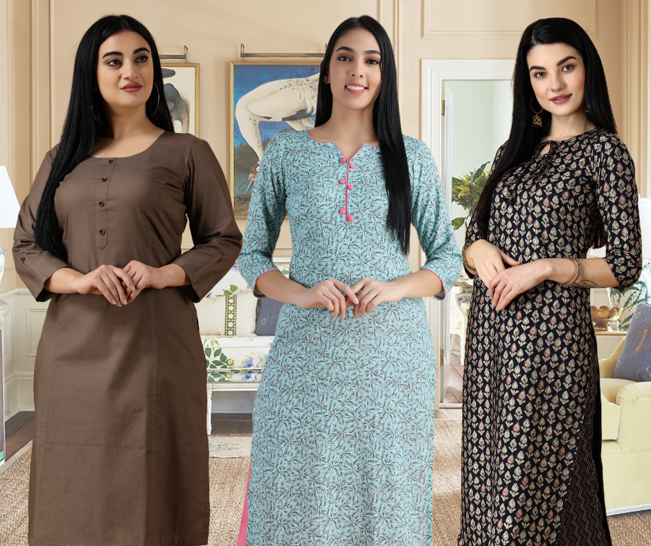 Kurti Neck Design for Plus Size Women | Style Fashion Guru