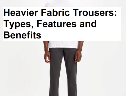 Heavier Fabric Trousers